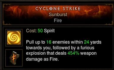 diablo sunburst cyclone strike fire ros legendary armor chest analysis